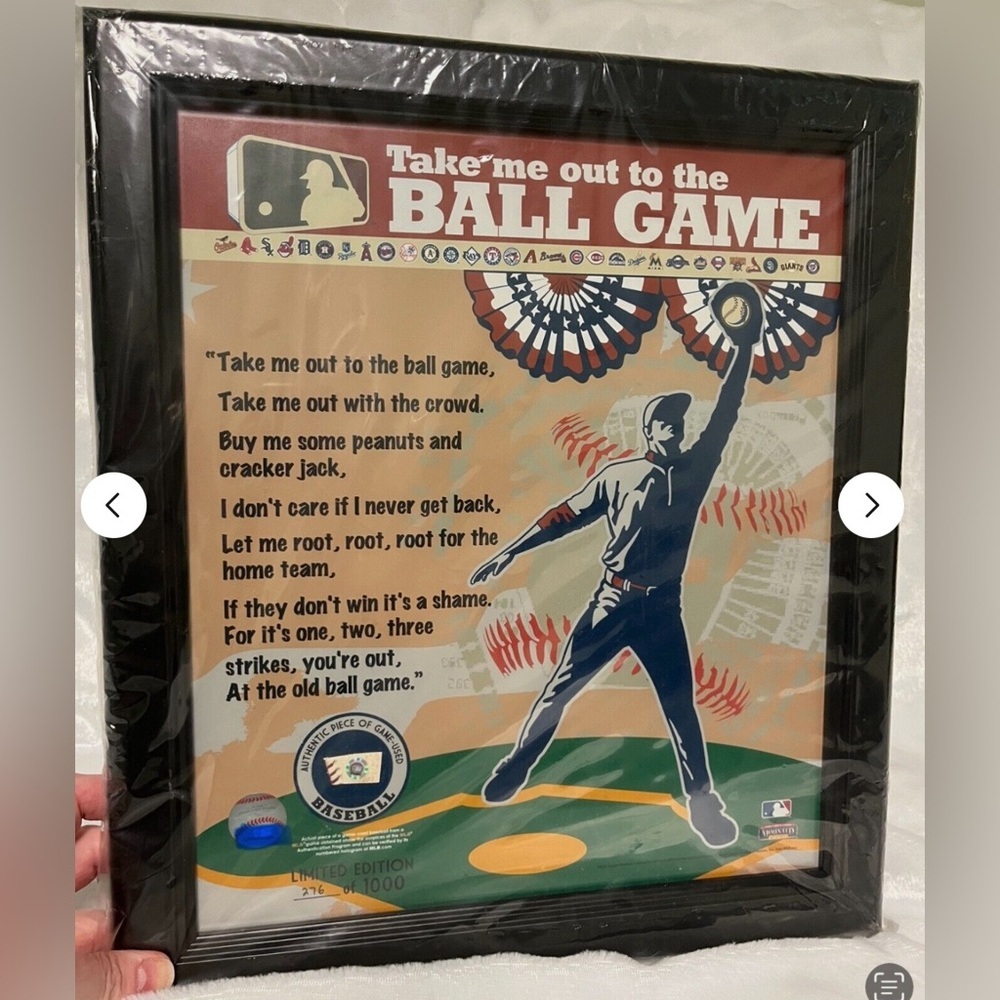 Authentic MLB Barry Bonds game used memorabilia framed limited edition - Picture 2 of 8